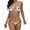 Beige, variant on Deal of the Week Ofreoo Cheeky Thong Bikini Mini String Swimsuits with Ties for Women