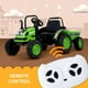 Profitez d'Un Porteur Vert Alimenté par un Tracteur 6 V avec Chariot Amovible – image 3 sur 5