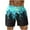 Light Blue, variant on Men's Shorts Clothing Under $10 Big And Tall Casual Fashion Print Shorts With Pockets Elastic Waist Beach Pants Short Pants