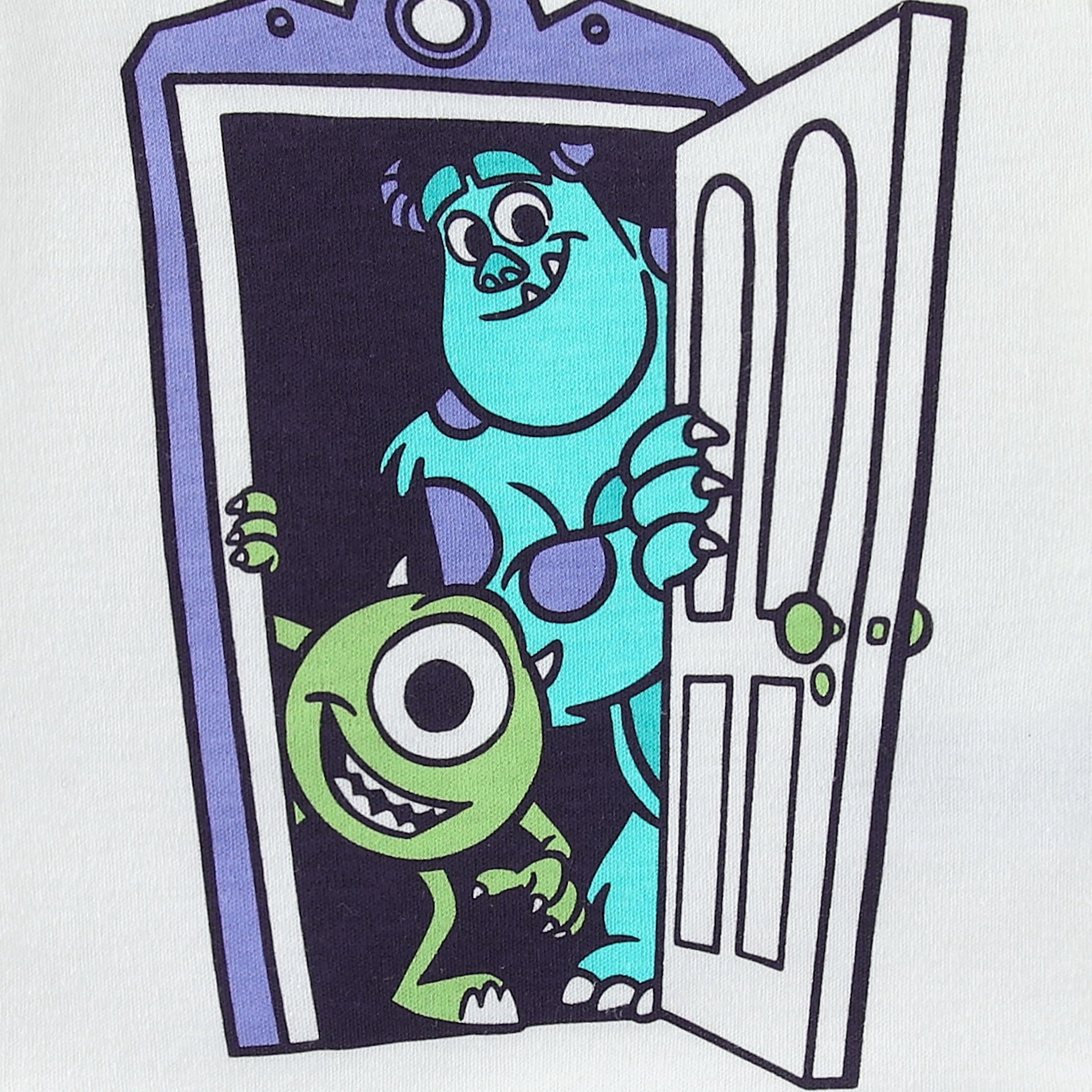 Disney Monsters Inc. Mike Wazowski James P. Sullivan Bodysuit Creeper (Baby Boys), 3 Pack, Sizes 3M-12M