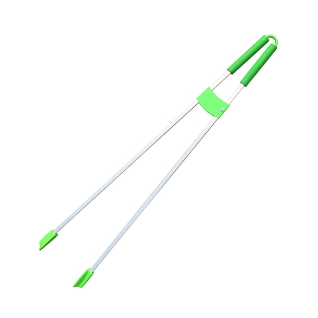 S SERENABLE Garbage Picker Grabber Long Handle Ergonomic Handle for Garden Floor Outdoor Rubber Tip