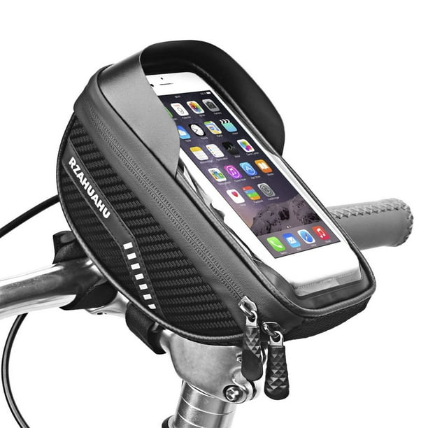 Sac de vélo étanche avec Tube de tête et guidon pour téléphone portable  support de coque pour écran tactile accessoires de cyclisme