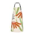 thumbnail image 3 of XMXT 1 Pcs Waterproof Kitchen Cooking Apron, Graceful Floral Plants Adjustable Aprons for Women Men with Pockets, 3 of 9