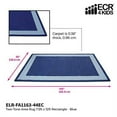 thumbnail image 2 of ECR4Kids ELR-FA1163-44EC 7.5 x 12 ft. Rectangle Two-Tone Area Rug, Blue, 2 of 5