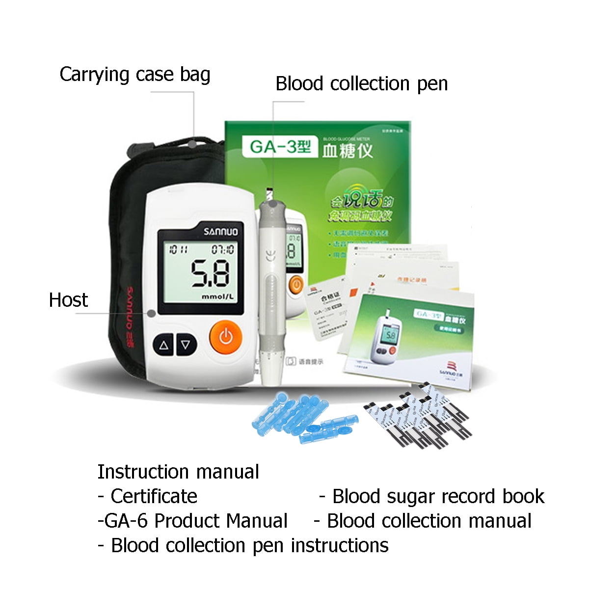 walmart blood glucose meter test strips