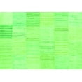 thumbnail image 1 of Ahgly Company Indoor Rectangle Solid Green Modern Area Rugs, 2' x 5', 1 of 1