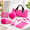 Pink, variant on Orange 14-Piece Ceiling Fan Duster Kit with 60 Inch Adjustable Extension Pole