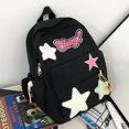 thumbnail image 1 of Mochila para ordenador portátil de uso diario para mujer bolsa de viaje al aire libre con apliques de estrellas de gran capacidad, 1 of 5