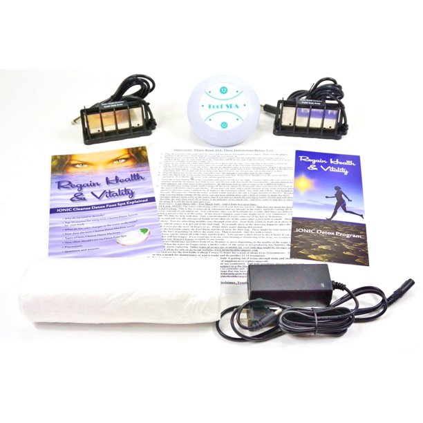 Ion Detox Ionic Detox Foot Bath Spa Chi Cleanse Unit for Home Use. WITH
