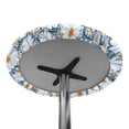 thumbnail image 7 of SEANATIVE Cocktail Table Covers 24'' Diameter Washable Round Table Cloth Cocktail Table Top Cover with Elastic Fit Highboy Tablecloths for Event Graduation Party, Daisy Pattern, 7 of 7