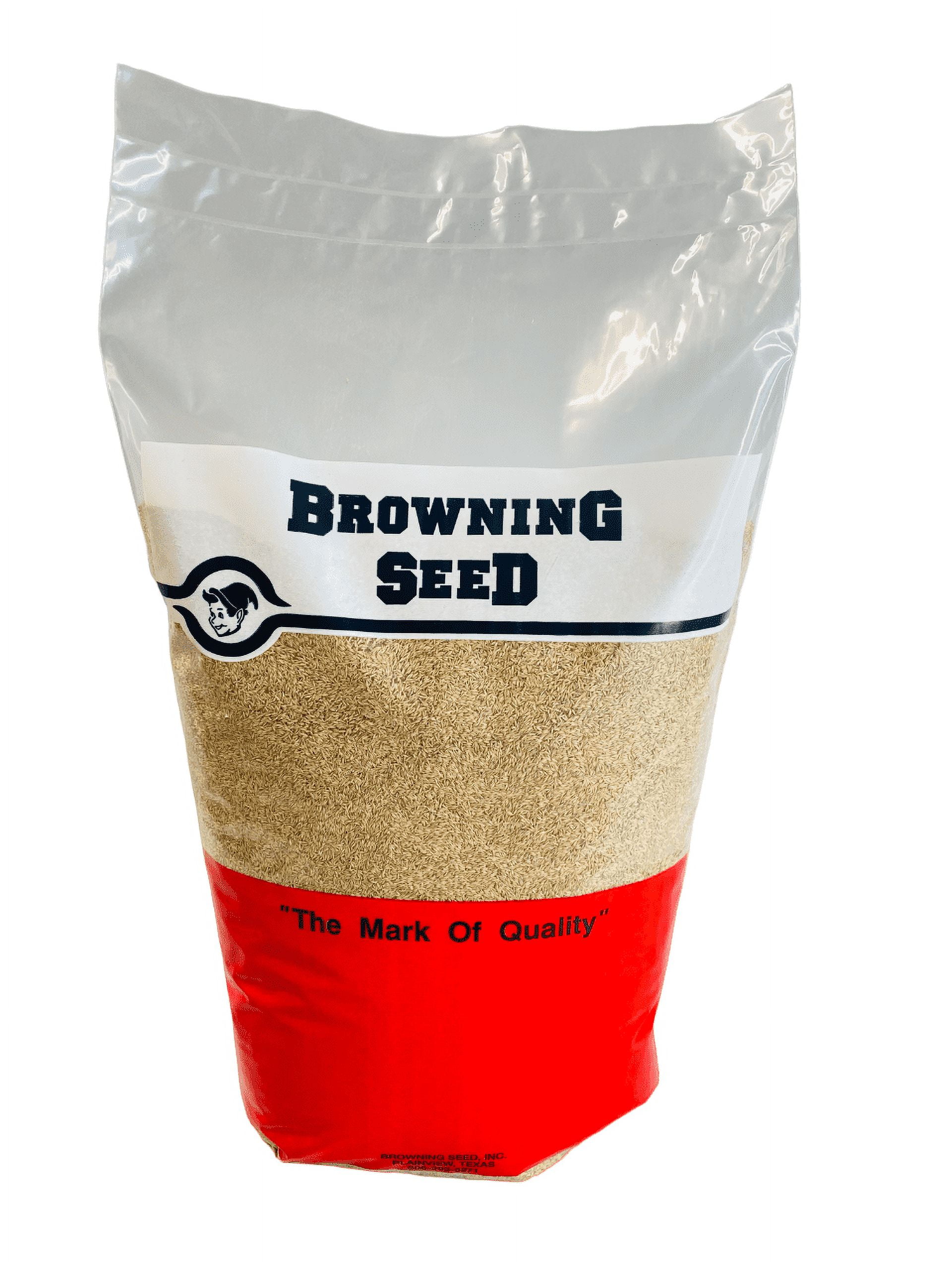 Brownie Brand Seed Kentucky Bluegrass Blue Devil, 5 lbs. Plant Seeds for Sports Fields, Home Lawns. Perennial.