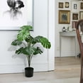 thumbnail image 4 of Mainstays Artificial Monstera Tree Pot, 4 of 6