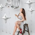 thumbnail image 3 of Silver Star Balloons HILAVO, papel de aluminio, 24 pulgadas, 18 pulgadas, 10 pulgadas, 12 pulgadas, 3 of 8
