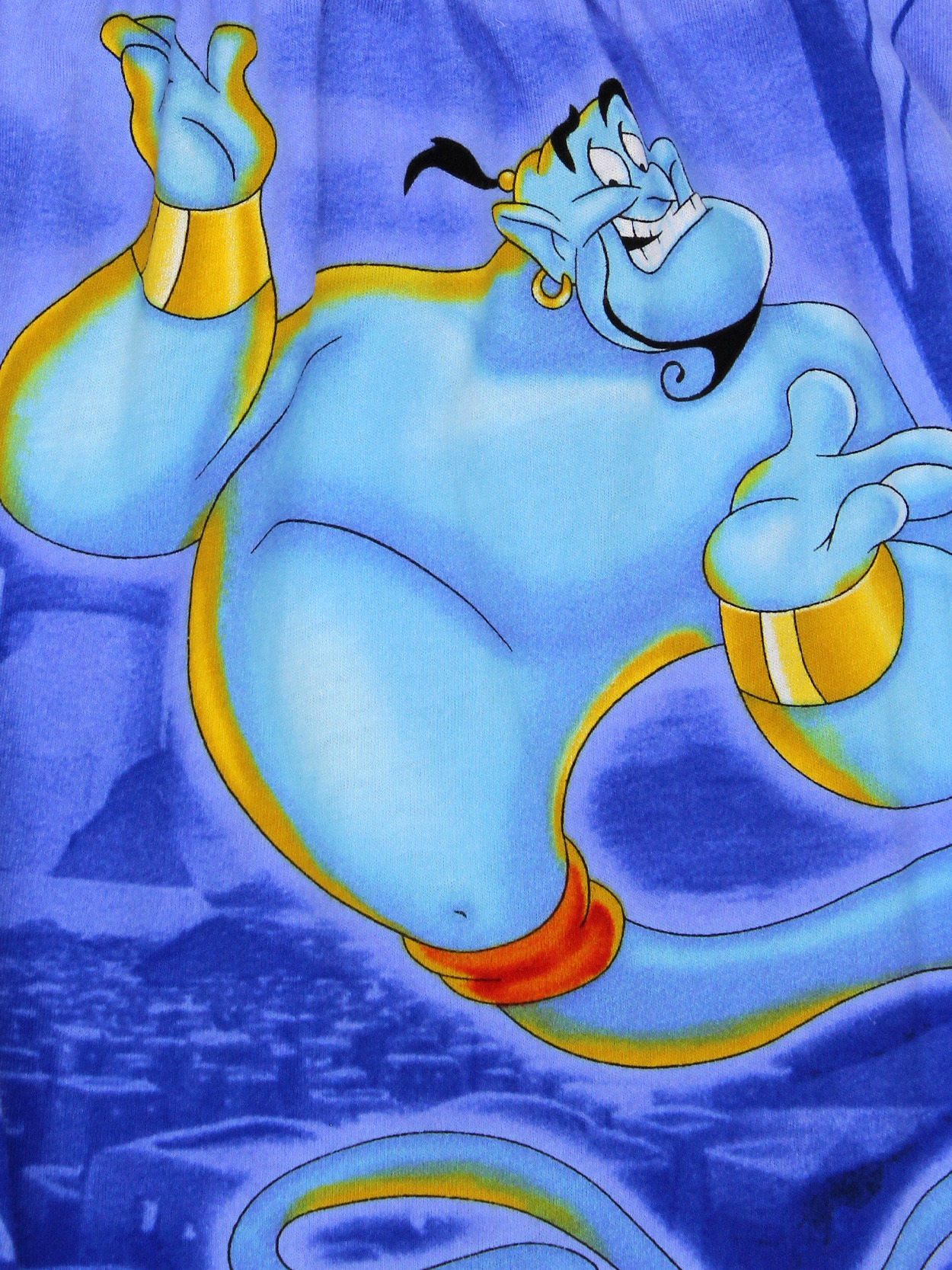 Disney Aladdin Genie Jafar Mens Briefly Stated Boxer Lounge Shorts