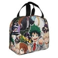 thumbnail image 2 of Mha Boku no Hero Academia Lunch Bag Reusable Portable Lunch Box Insulated Thermal Cooler Bento Bag Picnic Office Lunchbag, 2 of 9