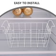 thumbnail image 3 of RUNROTOO Freezer Baskets For Household Use Steel White Multi Functional 1Pack, 3 of 8