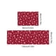 thumbnail image 3 of Juego de 2 Tapetes Navideños para Cocina | Felpudos Antideslizantes de Poliéster En Rojo y Verde | Alfombras Antimanchas para Entrada, Baño y Dormitorio | Alfombra Decorativa Navideña, 3 of 6