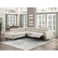 thumbnail image 2 of Lexicon Bienvenue Textured Fabric 2-Piece Power Reclining Sectional in Beige, 2 of 8