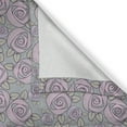 thumbnail image 4 of Ambesonne Rose Window Valance, Romantic Spiraling Silhouettes, 54" X 18", Blue Grey Pale Taupe, 4 of 5