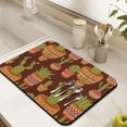 thumbnail image 3 of Desert Vintage Succulent Coffee Bar Mat Non-Slip Absorbent Kitchen Mat, Cute Kawaii Theme, 15.7 x 23.6 Inch, 3 of 5
