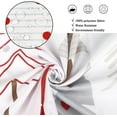 thumbnail image 5 of Christmas Tree Shower Curtain, Grey Beige Red Xmas Tree with Stars Snowflake Cute Bathroom Curtain for Boys Girls Bathtub Decor Waterproof Washable Fabric with 12 Hooks, 72''''Lx72''''W, 5 of 6