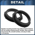 thumbnail image 4 of Anillo Espaciador de Altavoz Unique Bargains Adaptador de Espaciador de Tweeter para Volkswagen Golf MK5 2 Pcs, 4 of 7