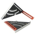 thumbnail image 6 of Folding Triangle Ruler Multi-Function Metal Ruler Speed Square Angle Marking Gauge Miter ,High Precision, 6 of 7