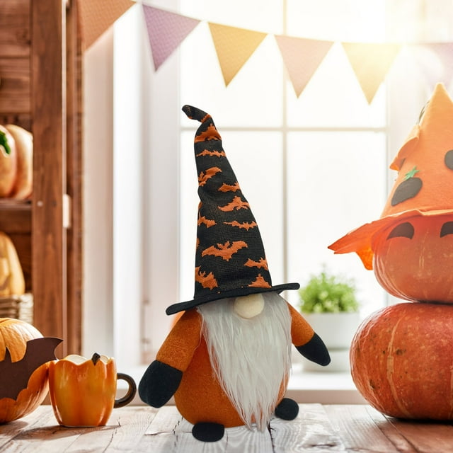 Fiudx Decoración de Gnomos de Halloween, Muñeco Festivo Sin Rostro de Rodolfo, Juguete de Duende Tradicional, Perfecto para Decorar El Hogar o La Mesa, Idea de Regalo Navideño, 1 Muñeca de Tela, Acen