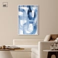 thumbnail image 3 of Fading Blue Mist I Shadowbox Print Modern Blue Wall Art by Art Remedy, White Frame, 36 x 54, 3 of 7