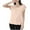 Beige, variant on yillto Womens Basic Shirts Short Sleeve V Neck Comfy Pajamas Top Causal Summer Loungewear Tshirts