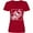 Red, variant on Inktastic The Holy Spirit Christian Women's V-Neck T-Shirt