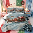 thumbnail image 2 of Manfei Festive Christmas Tree Quilt Full,Xmas Holiday Season Full Bedspread Sets,3 Pieces,1 Coverlet and 2 Pillowcases, 2 of 7