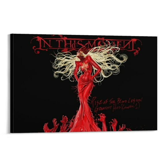 In This Moment Maria Brink Poster (27) Artworks Canvas Poster Room Aesthetic Wall Art Prints Home Modern Decor Gifts 24x36inch(60x90cm)