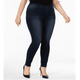thumbnail image 4 of Style & Co. Womens Plus Skinny Faded Jeggings Blue 14W, 4 of 6