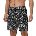 thumbnail image 1 of Balery Daisies Flowers Bañador para hombre, shorts de playa de secado rápido con entrepierna y forro de compresión-3X-Large, 1 of 6