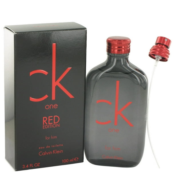 Merchandising Uitlijnen deed het Calvin Klein CK One Red Eau De Toilette Spray for Men 3.4 oz - Walmart.com