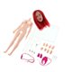 thumbnail image 1 of 1: 6 cabeza de femenina esculpir de costuras para Kumik de 12 ", 1 of 9