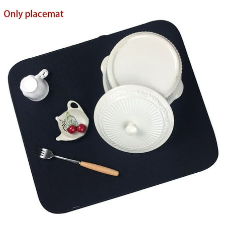 

Placemat Pad Kitchen Supplies Protective Anti-slip Dish Drying Multifunctional