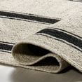 thumbnail image 6 of Rugs USA Hedgerow Striped Jute Area Rug, 8' 6" x 11' 6", Hedgerow Ivory, 6 of 6