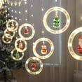 thumbnail image 3 of Luces navideñas colgantes USB de 3 metros con 10 LED - Decoración brillante para ventanas, puertas y fiestas (estilos de colgantes variados, color blanco cálido), 3 of 7