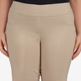 thumbnail image 4 of Hearts Of Palm Womens Plus-Size Solid Color Tech Stretch Skimmer With Elastic Waistband, 4 of 4