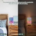 thumbnail image 5 of Mermaid Scales Bedside Table Lamp LED Warm Lights with USB Charging Port Retro Cylinder Desk Lamps, 5 of 7