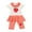 RD1, variant on Toddler Girls Clothes Summer Short Set Short Sleeve Ruffle Strawbarry Prints Tops and Shorts 2Pcs Baby Girls Outfit