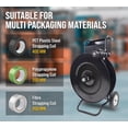 thumbnail image 5 of Strapping Cart & Coil Banding Dispenser for Poly (PP), Plastic - 8" or 16" Core Size & Advanced Roller Brake System - Steel Banding Strapping Cart Packaging - Tray for Tools, 5 of 8
