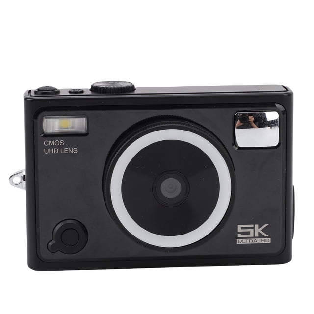Cámara Digital Fotográfica De 64MP 5k, Wifi Tarea Trasera Trasera Doble De 2.8 Pulgadas Cámara De Belleza De Pantalla Táctil Con Luz De Relleno Para Paisajes De Selfies Punto