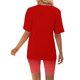 thumbnail image 5 of Blusas para las Mujeres Casual Impreso Cuello en V Manga Corta Blusa Pantalones Cortos, Conjuntos de Ropa para las Mujeres, 5 of 5