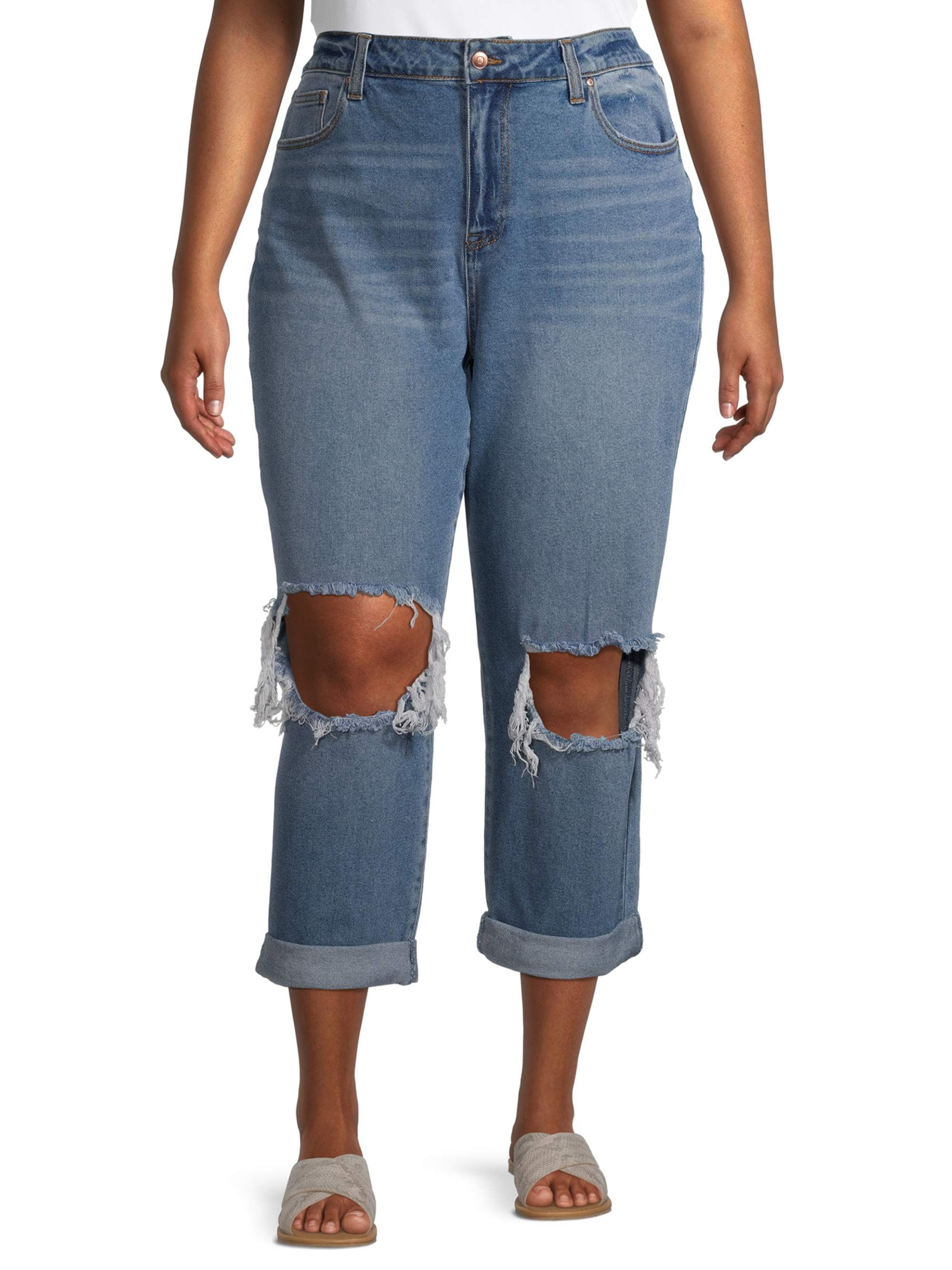 high rise mom jeans plus size