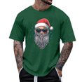 thumbnail image 1 of Tops para hombre, blusas y camisas de manga corta con cuello redondo para hombre, camiseta informal con cuello redondo y estampado para hombre, blusa de manga corta, blusa de poliéster para hombre, 1 of 4