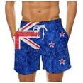 thumbnail image 2 of XINPING Big Men's Swim Trunks 4x Fashion Solid Color Quick Dry Vacation Beach Shorts with Pockets Anti-Chafe Swimwear Bathing Suits, 2 of 3