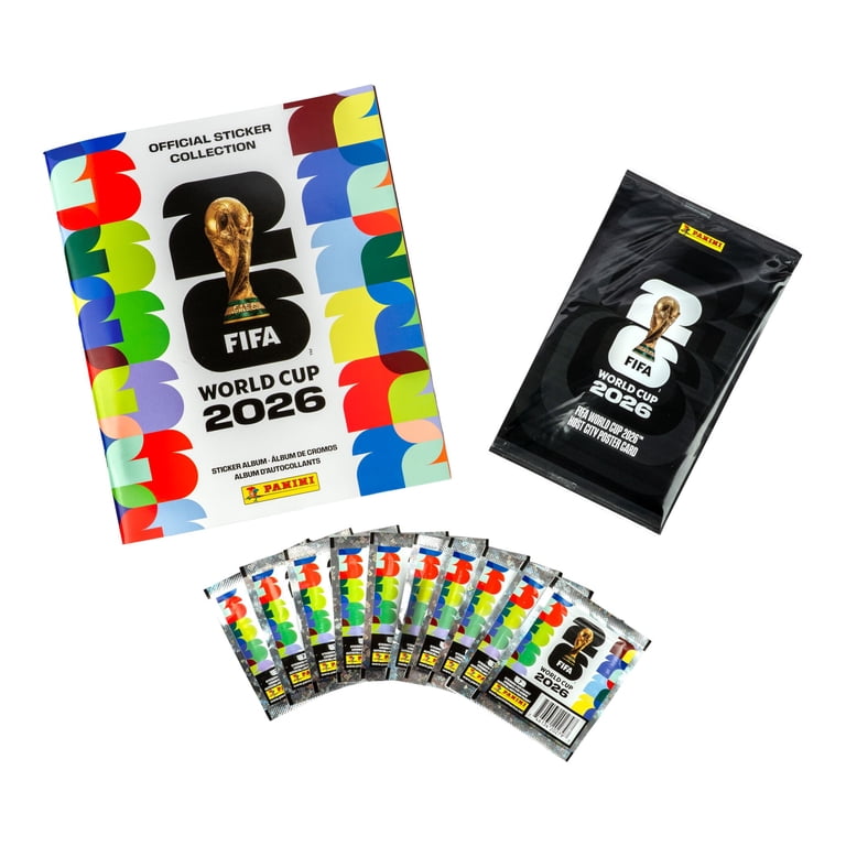 Panini FIFA World Cup Soccer Trading Cards Official Collection Box